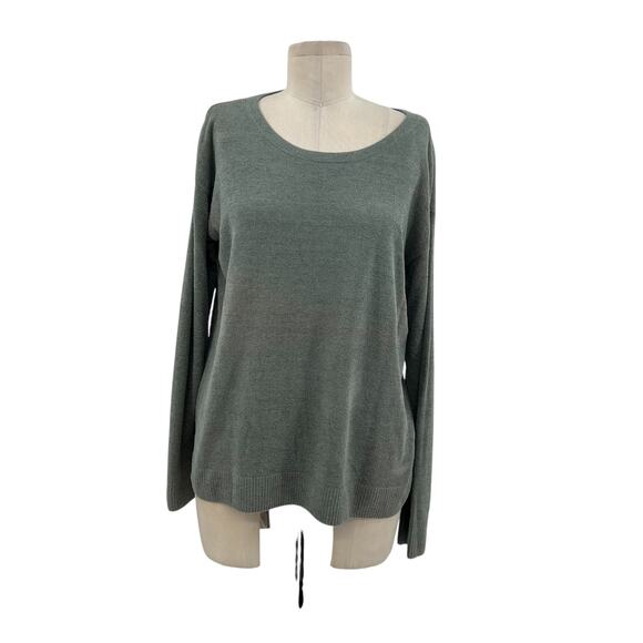 Barefoot Dreams CozyChic Ultra Lite Top Sweater‎ Pullover Green Size Small - Picture 2 of 10